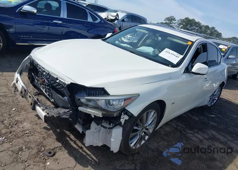 2018 Infiniti Q50 3.0T Luxe из США, поврежденный, VIN JN1EV7AR7JM440730